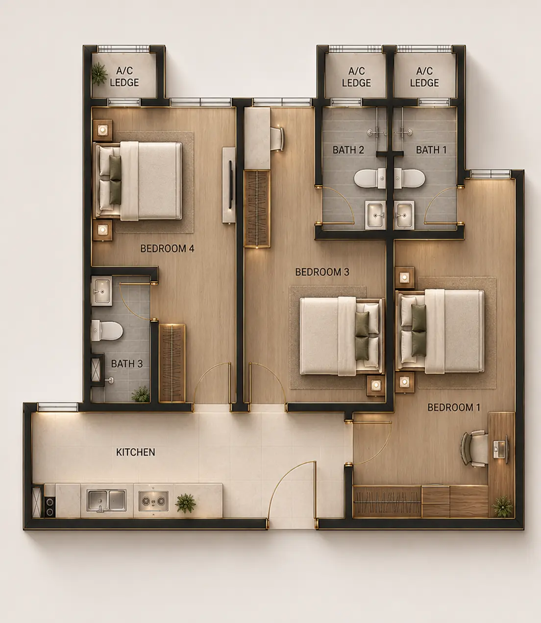 Type B Floor Plan